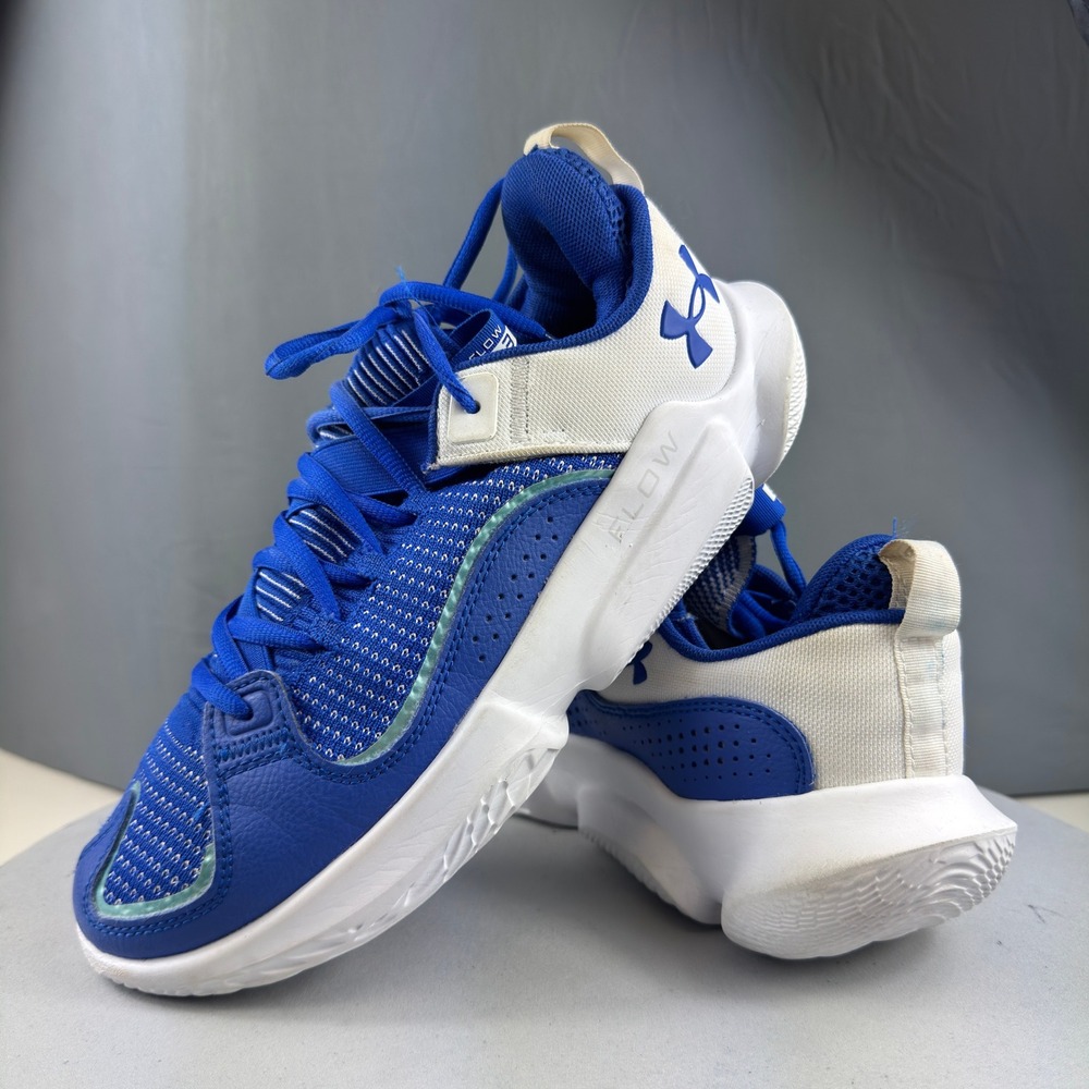 Under Armour FUTR X 3 Basketball Shoes Mens 7 Womens 8.5 Blue White 3026630-400
